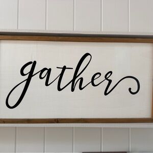 Black and White 'Gather' Wall Art